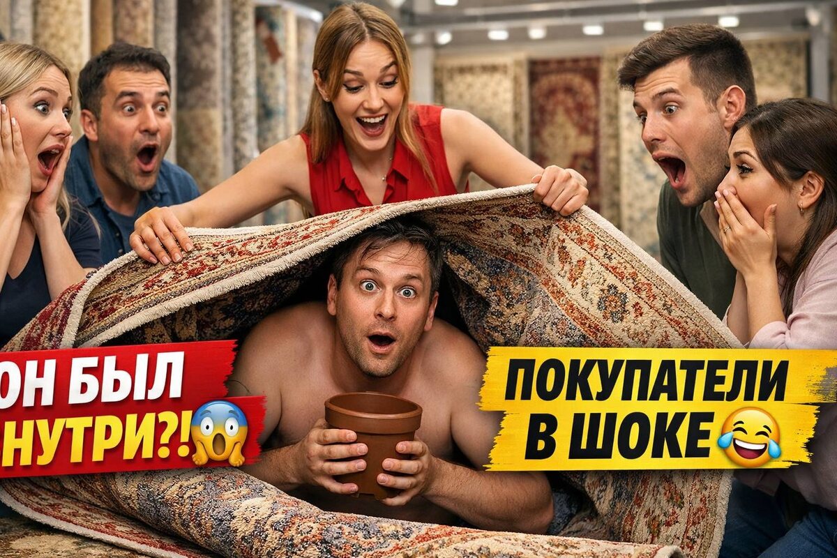 😂 Обычный магазин ковров? НЕТ! То, что было внутри — ШОК 😲