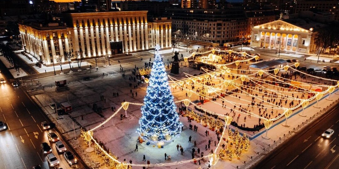 Новогоднее празднование в Воронеже в 2026 году