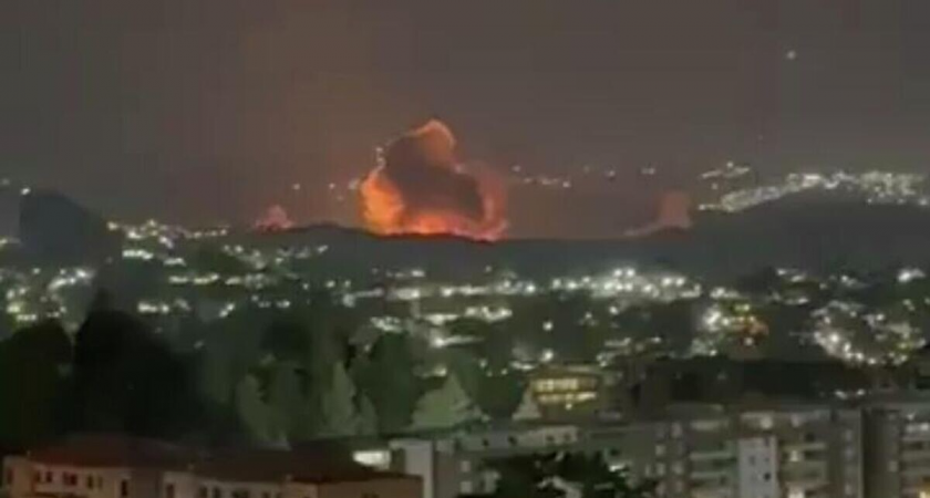    Взрыв в Каракасе | © Кадр видео из соцсетей