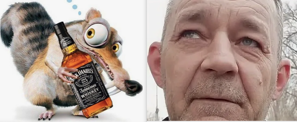 Белочка и Балашов коллаж автора