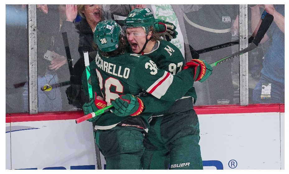    Капризов, Юров и Тренин помогли «Миннесоте» обыграть «Анахайм» в матче НХЛ. Фото: Reuters