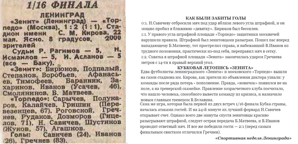 "Советский спорт", № 117 (12936), четверг, 24 мая 1990 г. С. 3 + https://torpedo-arhiv.livejournal.com/713811.html Коллаж автора ИстАрх.