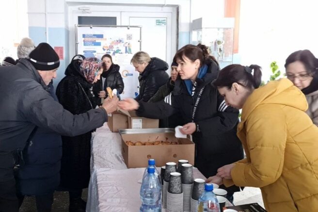    Пункт временного размещения в Белореченском районе / t.me/opershtab23