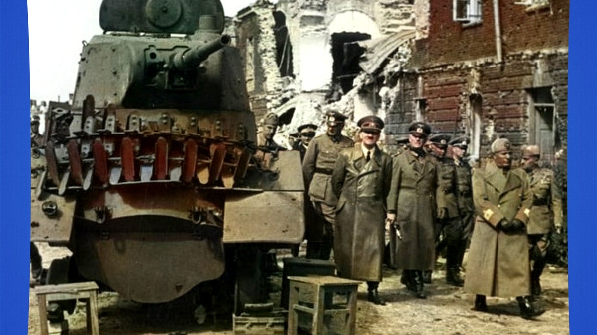 Гитлер и Муссолини в Бресте