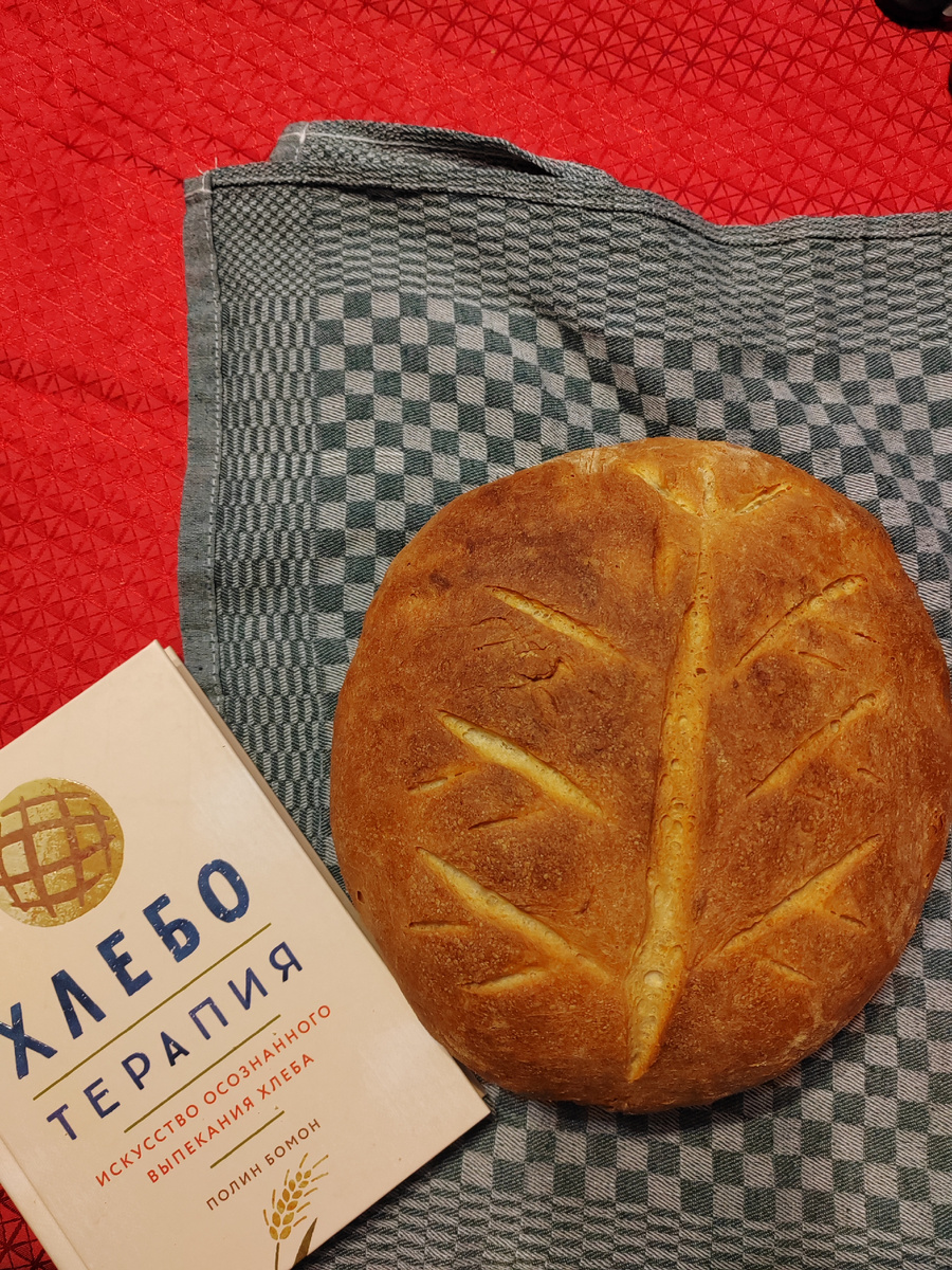 Мой хлеб, который я испекла по книге
