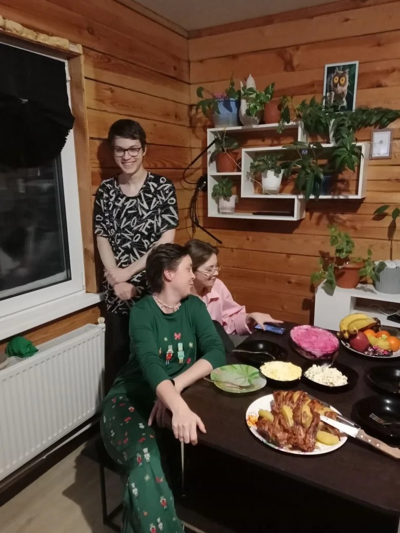 Со старшими😊