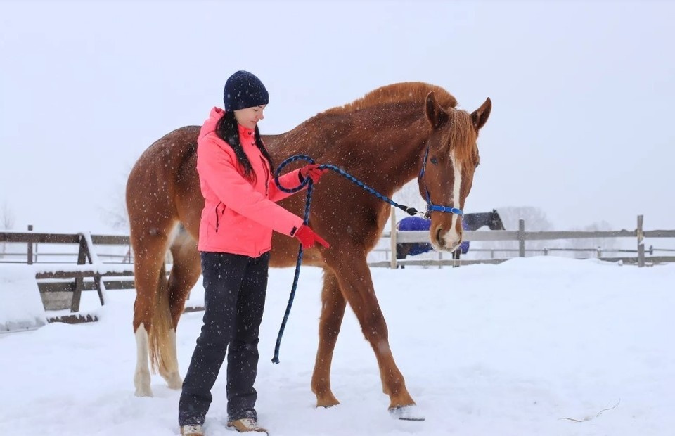    Арина и Моргоша. Фото: Сергей Кулыгин, "БР"