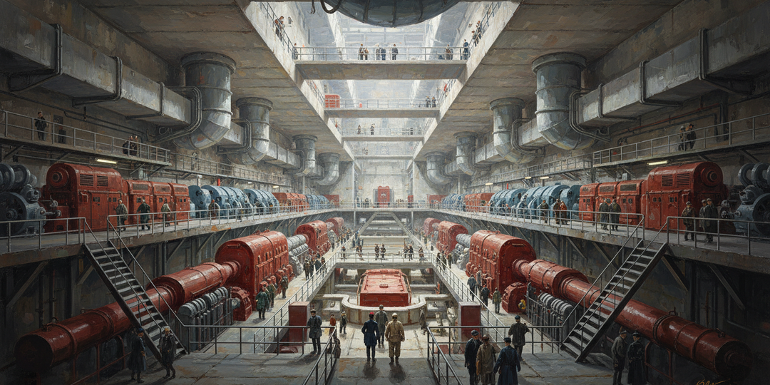 Как 2900 рабочих построили подземный город за 11 месяцев