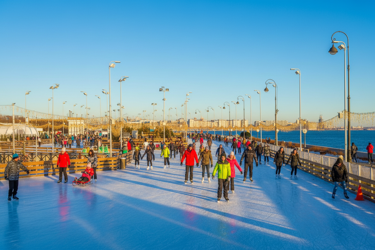 Каток «У Флагштока» в Санкт-Петербурге