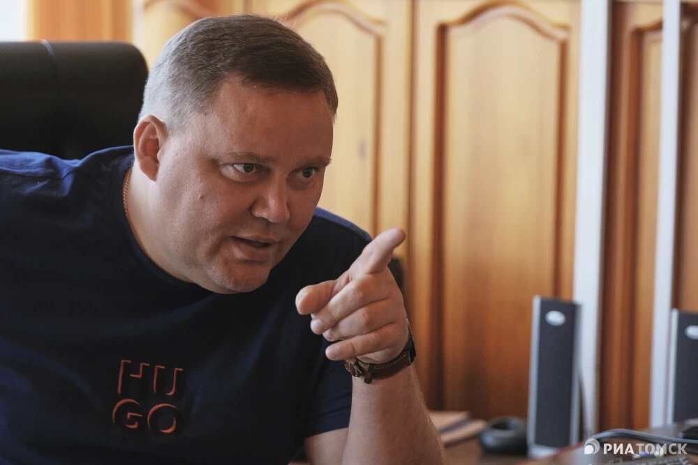    Руководитель томского ГорПО Алексей Заплатников, © РИА Томск. Никита Гольцов