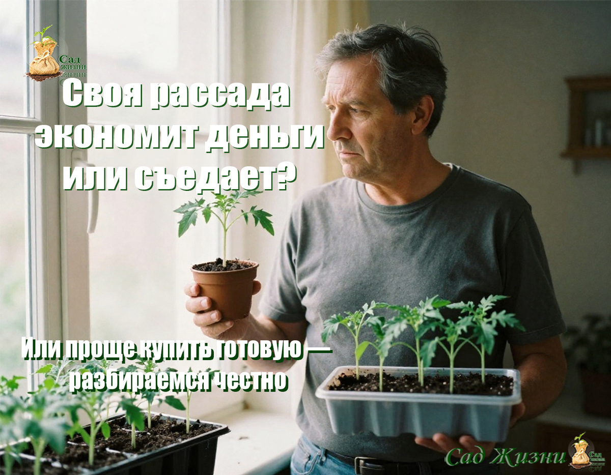 когда рассада экономит деньги, а когда их съедает