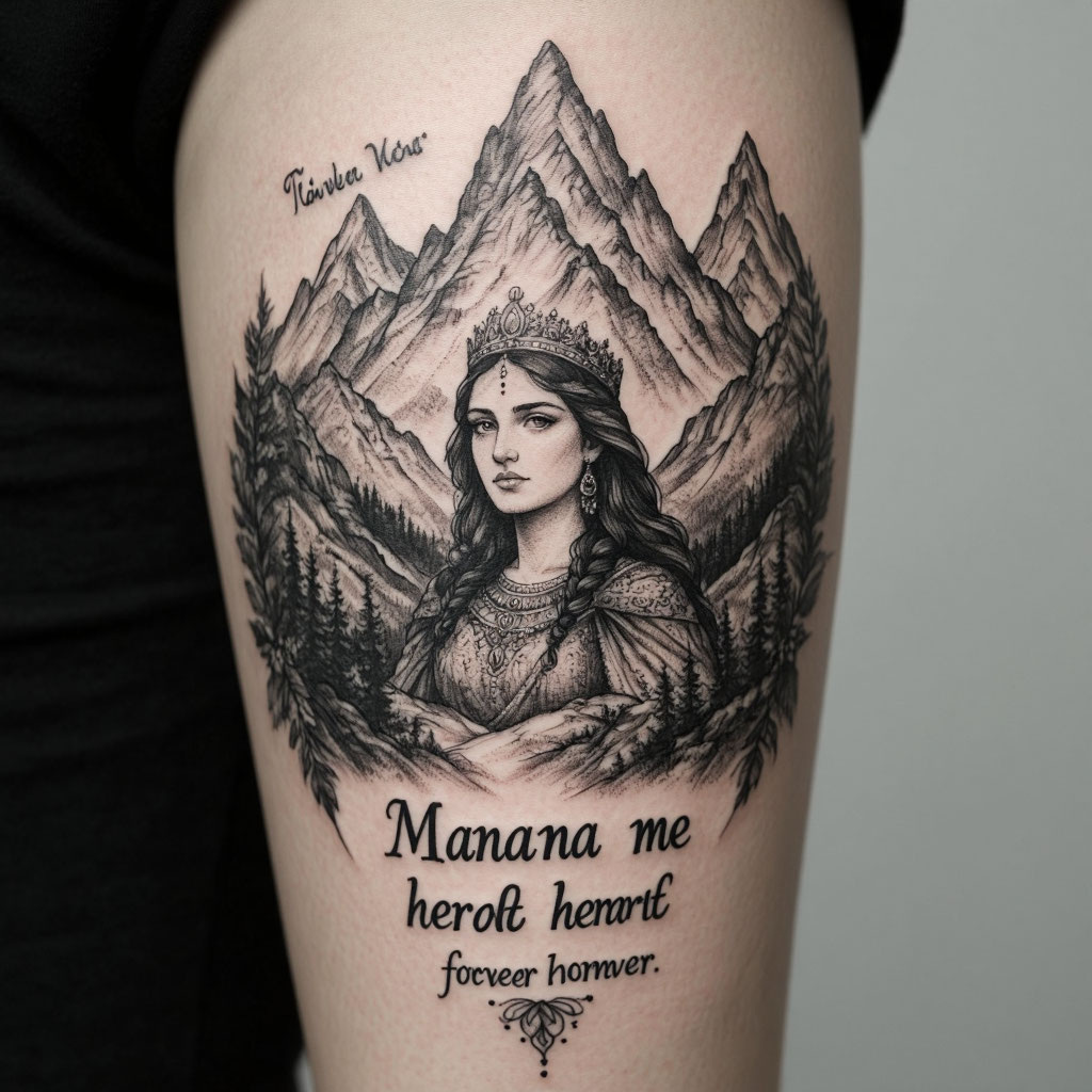 Новое тату Олега