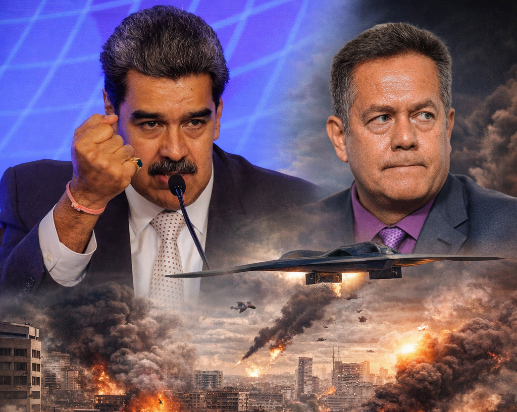 Слева президент Мадуро Справа Николай Платошкин