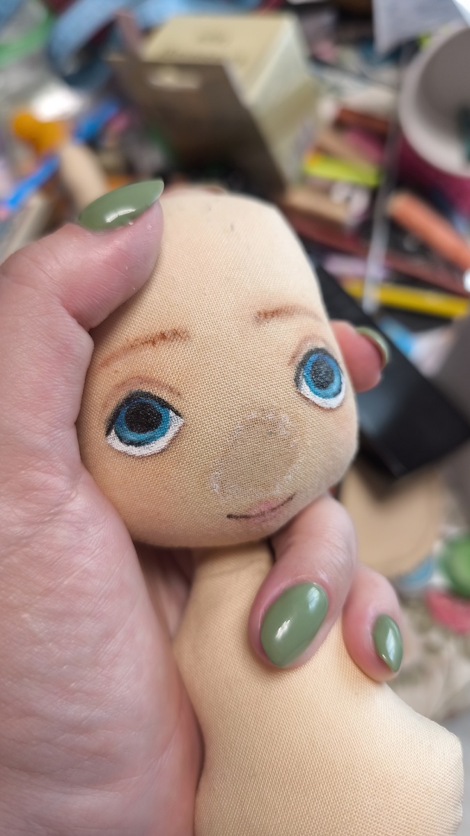 Вы только посмотрите, какая милаха могла получиться. Но увы, носик подвёл. 