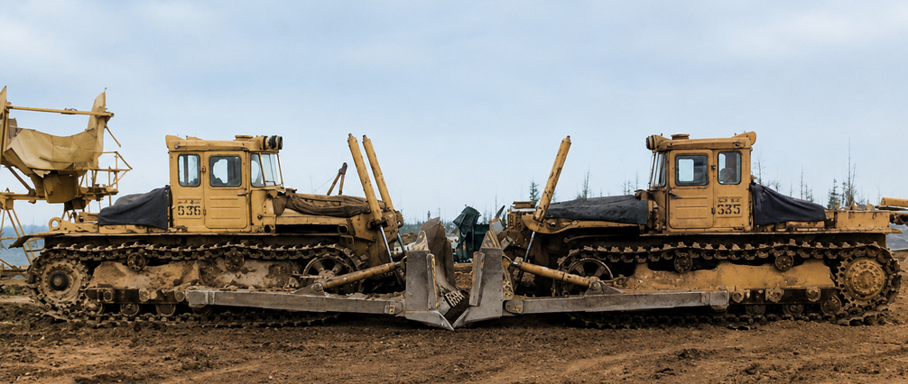 Бульдозеры ДЗ-34С на базе тракторов ДЭТ-250М