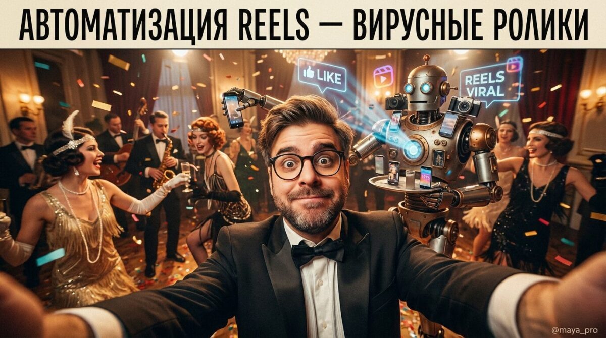    Автоматизация Reels как сервис — создание вирусных роликов с помощью «Всё подключено» Артур Хорошев