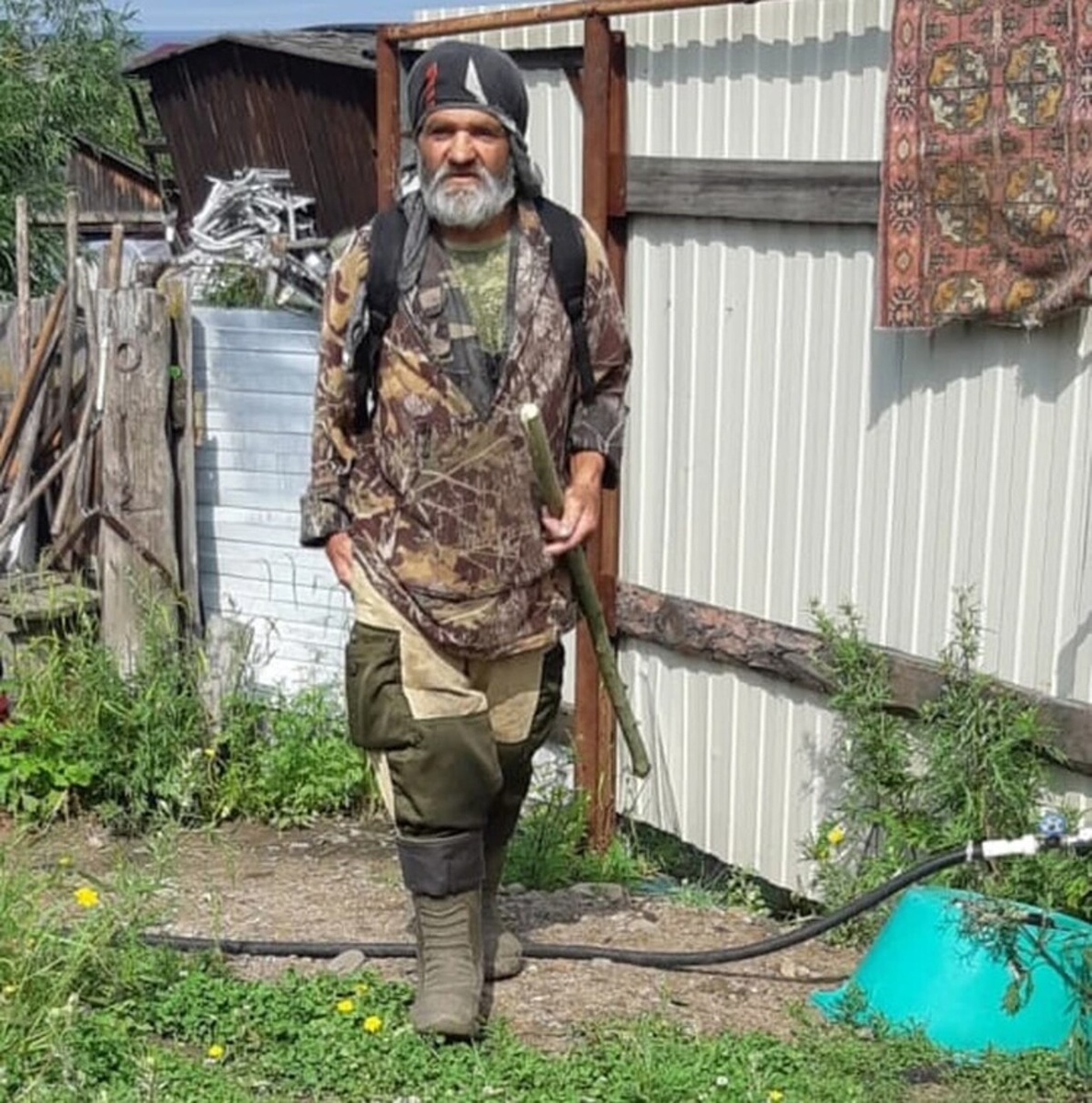 Тимофей после рыбалки. Фото из личного архива семьи 