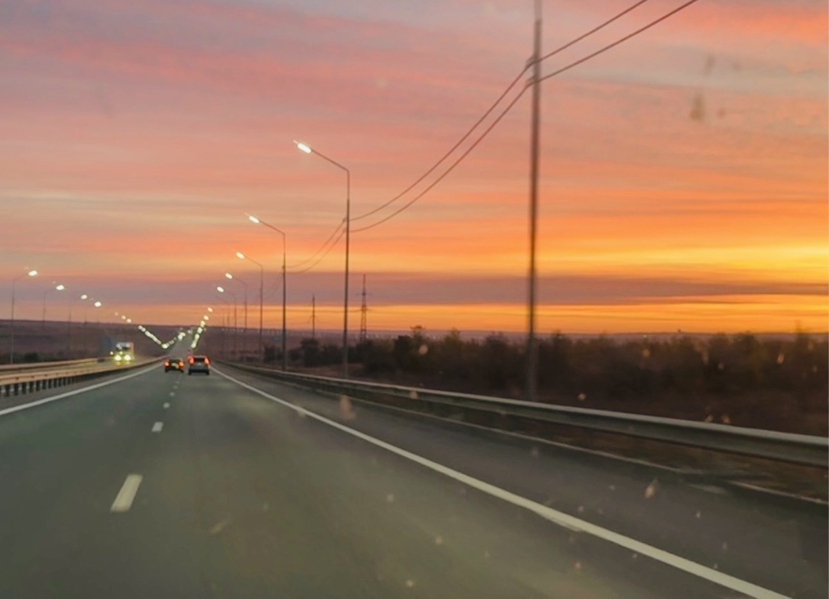 Рассвет в Саратовской области