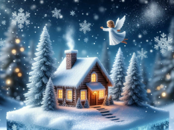 Вечерняя охота за звездами. Картинка автора из нейросетей