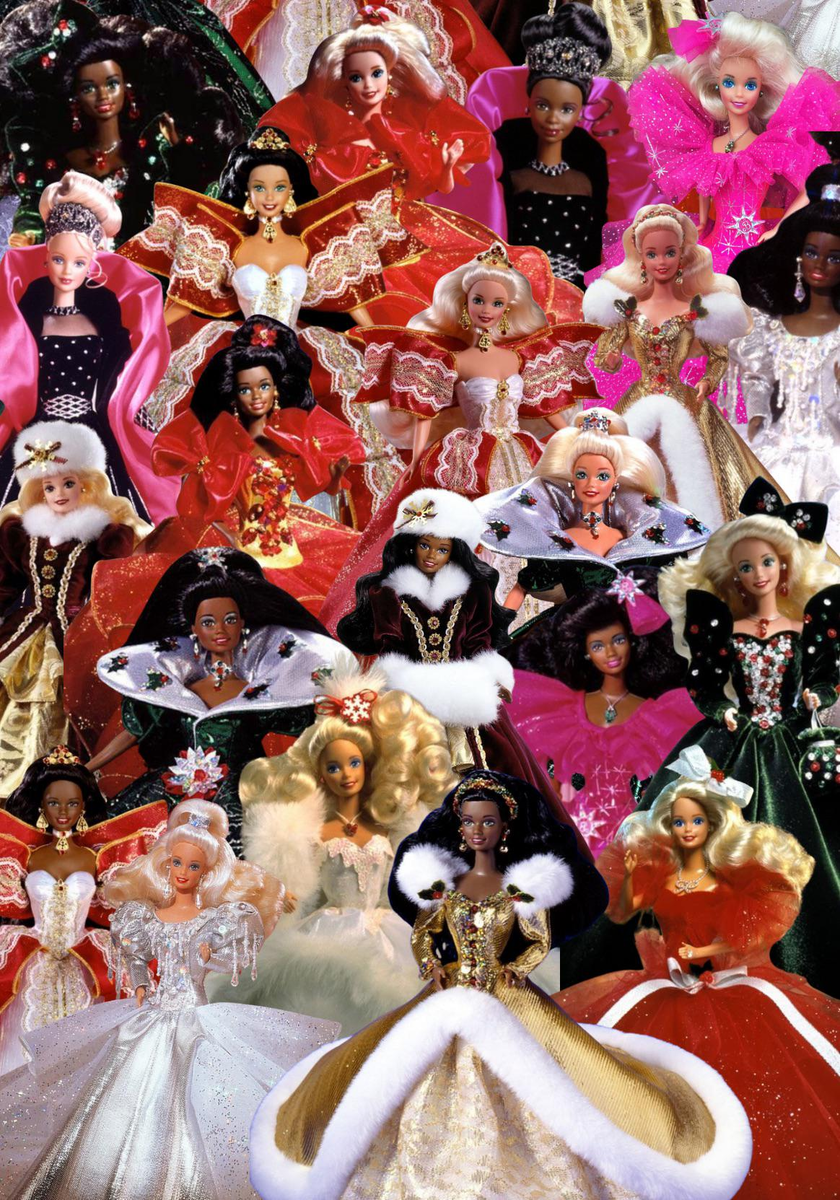 Happy Holidays Barbie Collection Dolls, Mattel