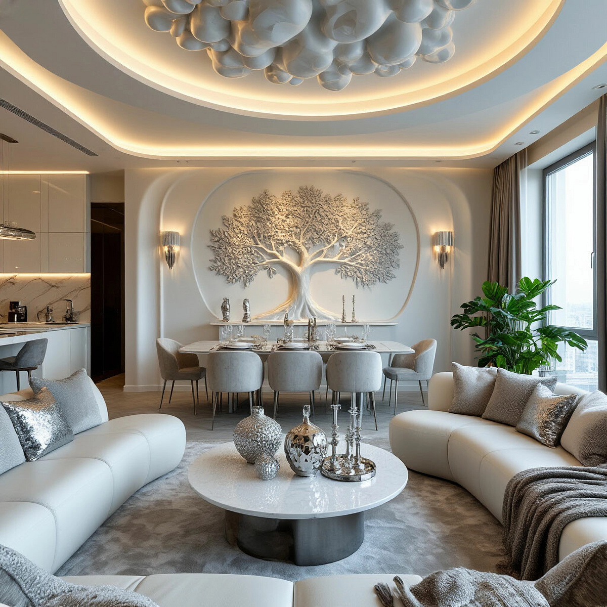 Интерьер кухни-гостиной для рака. Дизайн интерьера Татьяна Обухова