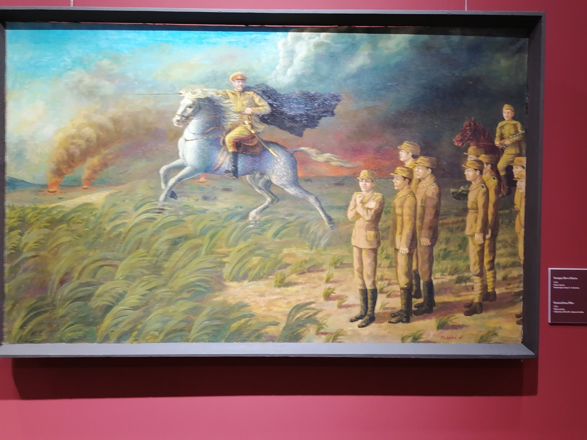 Художник Сабанов. Фото автора.