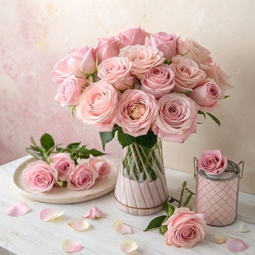    Розовые цветы Кристина Борунова