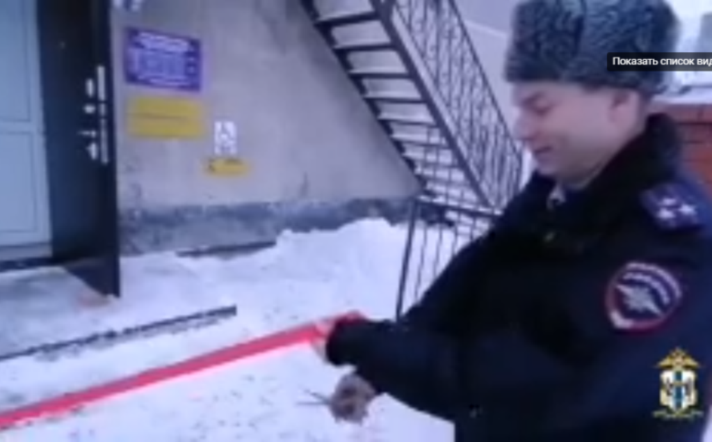    Скриншот видео ГУ МВД России по НСО