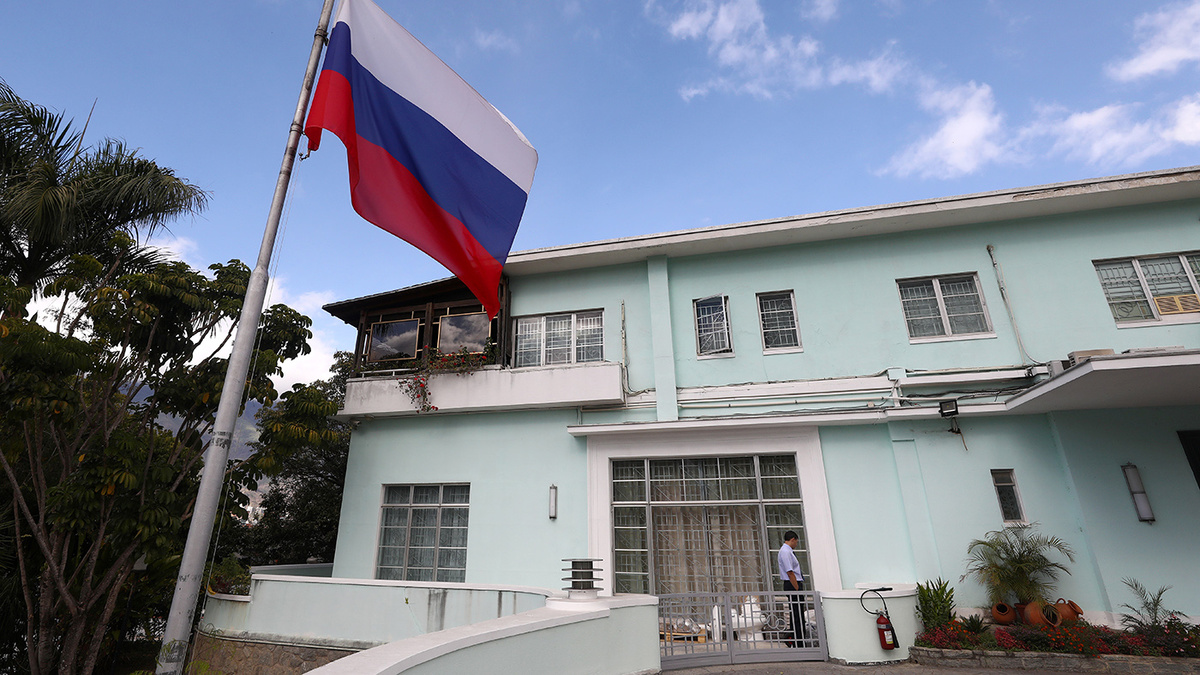   Валерий Шарифулин / ТАСС- Архивное фото. Здание посольства России, Каракас, Венесуэла
