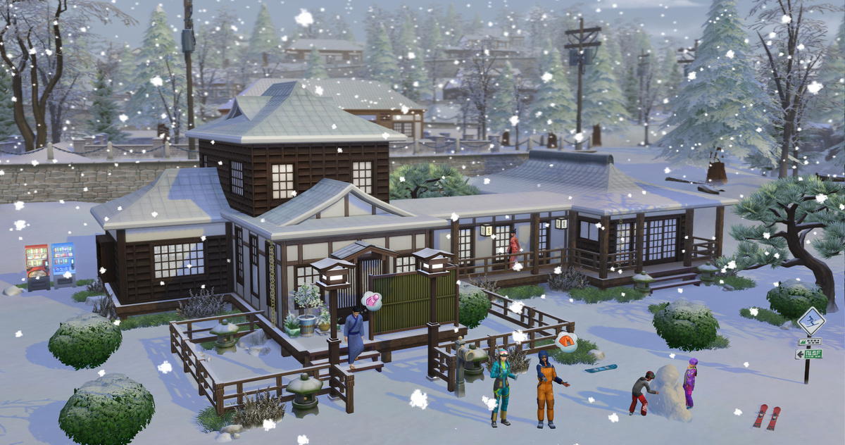 DLC, посвященное зимнему отдыху