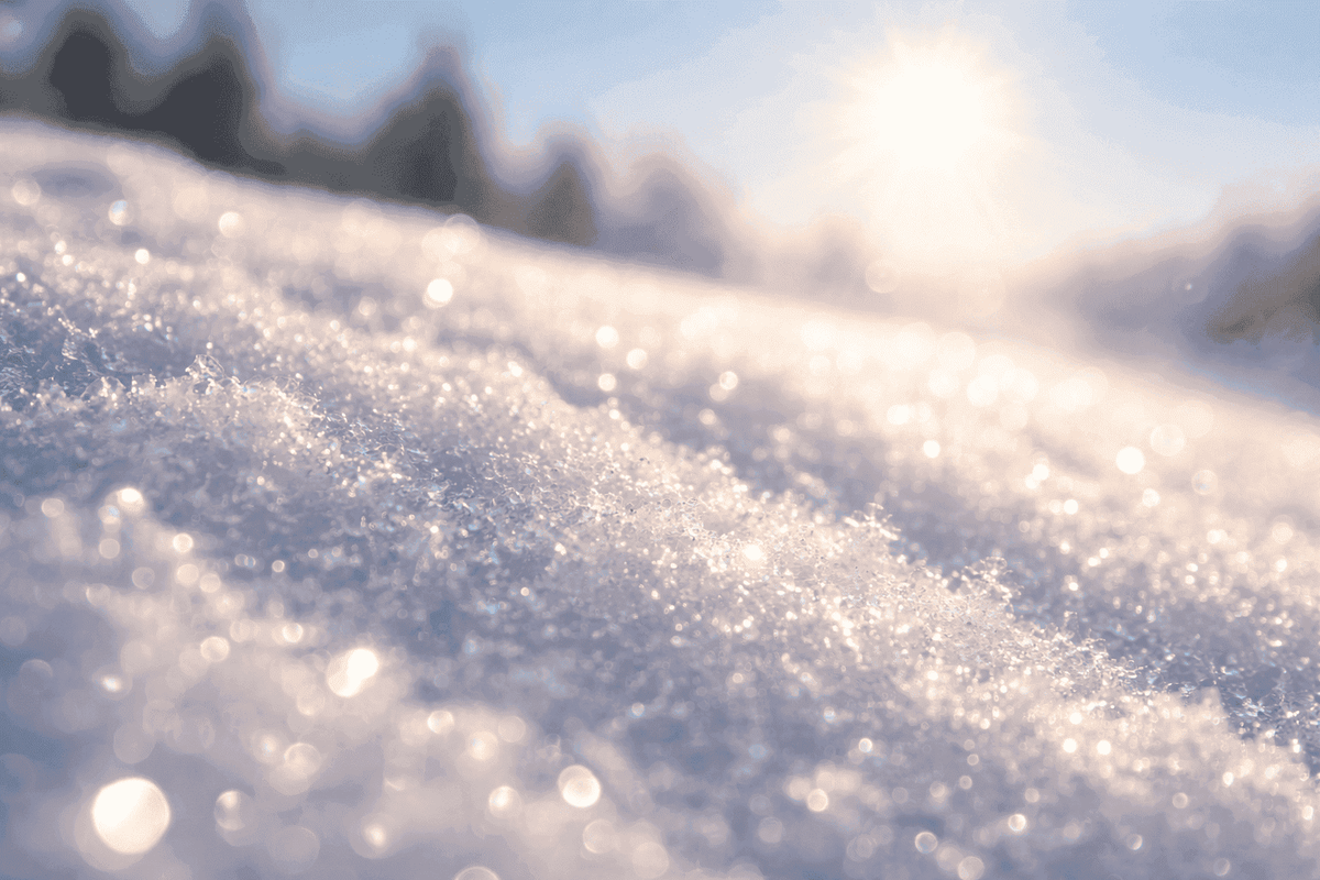    Снег искрится на солнце: вы это видели сотни раз, но не знали почему.