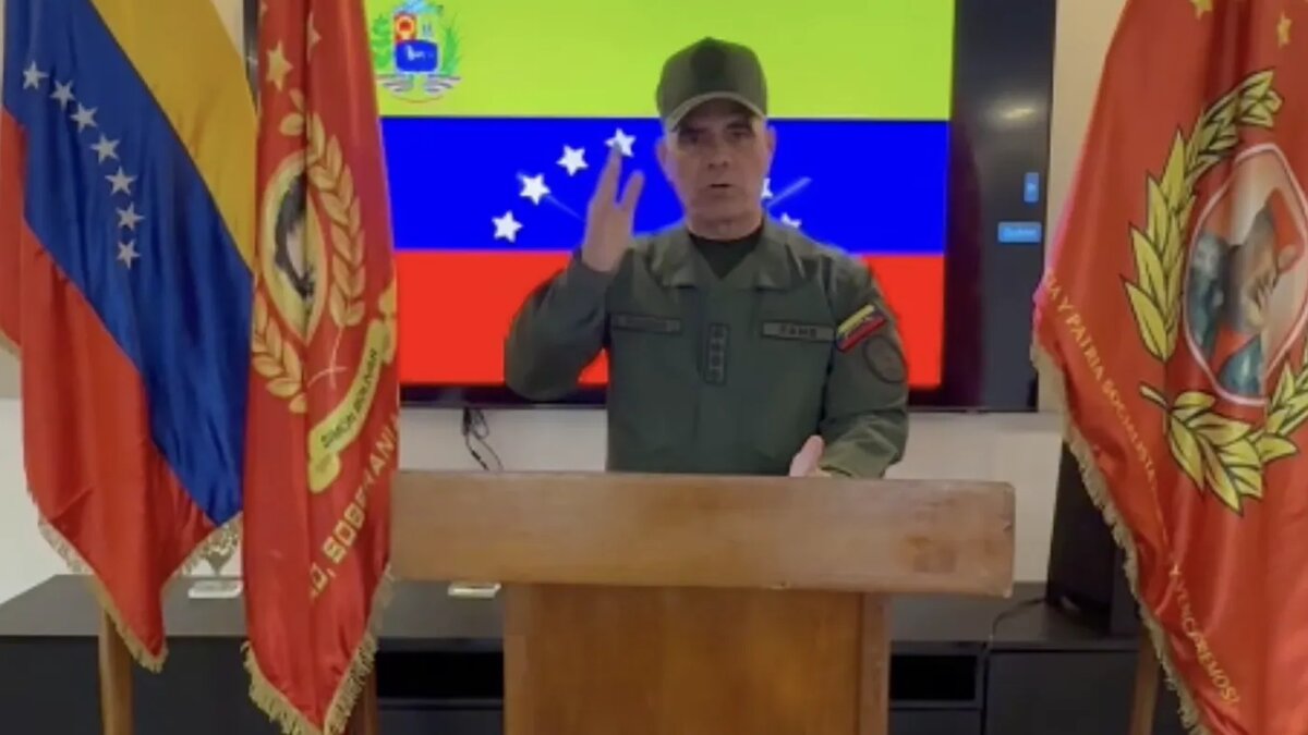   @VladimirPadrinoLopezVe / Telegram- Министр обороны Венесуэлы Владимир Падрино Лопес