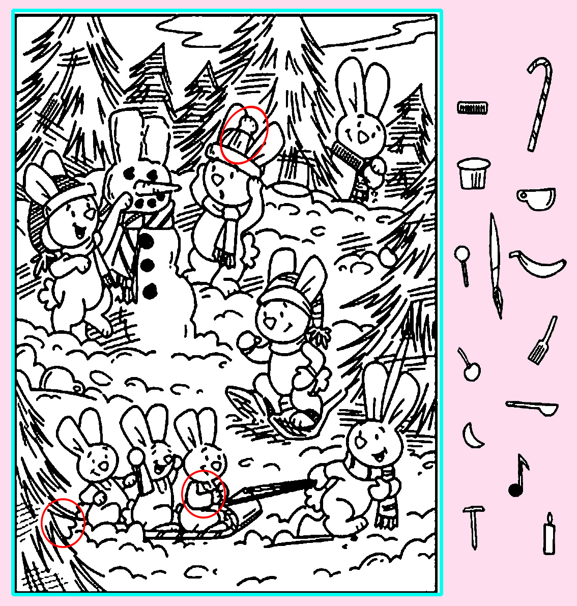 Картинка-ответ (3 дополнительных предметов). Картинка подготовлена автором