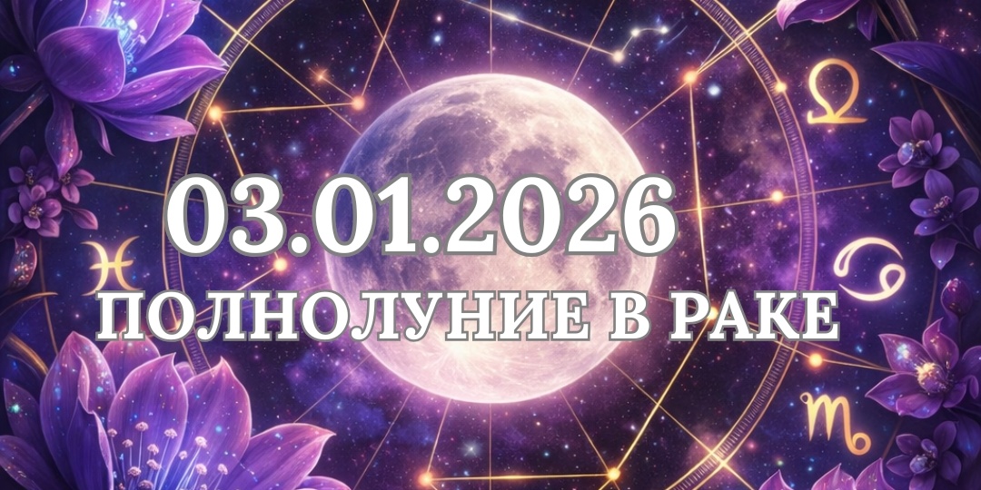 Полнолуние 3 января 2026 года: Почему решения начала января влияют на весь 2026 год