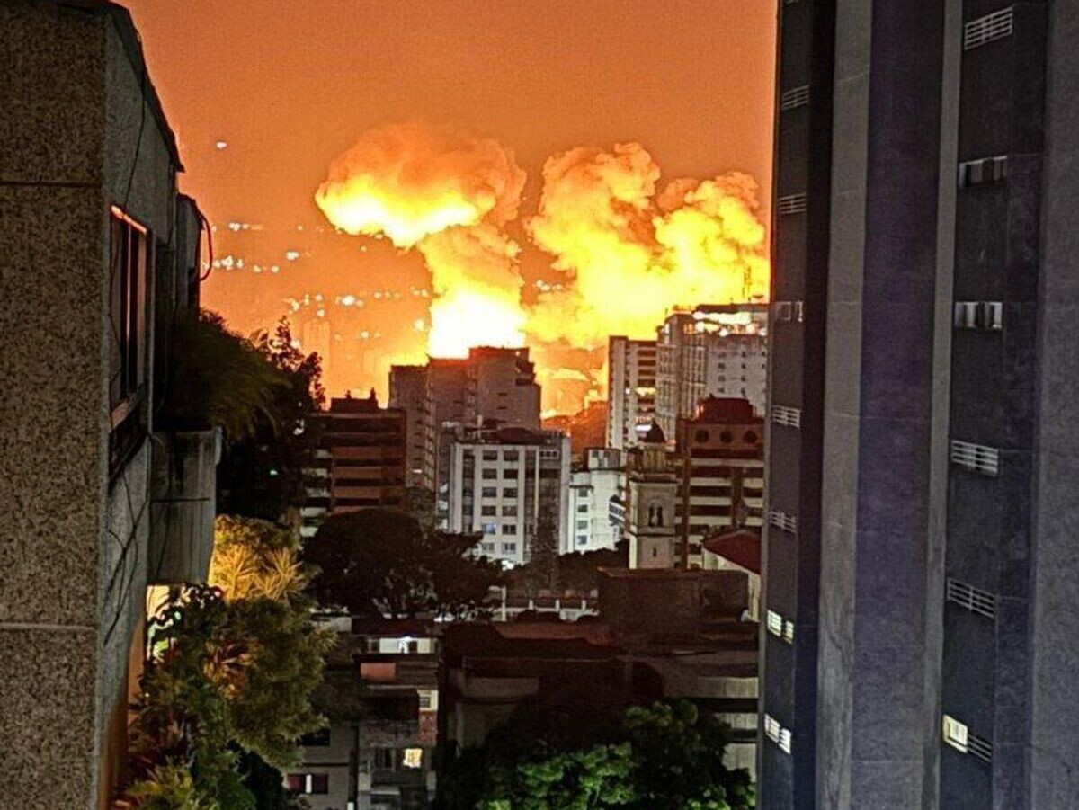    Атака США на Каракасе© Фото : соцсети