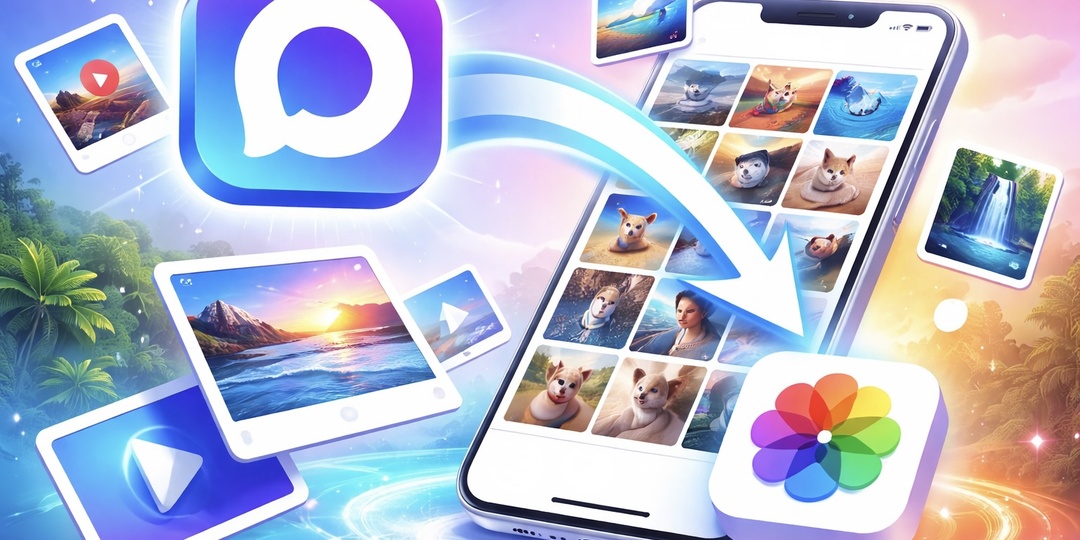 Как сохранить фото и видео из MAX в галерею iPhone