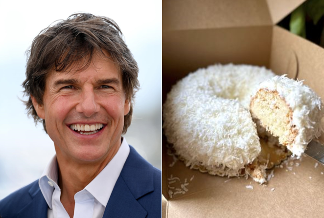 Том Круз и торт | коллаж автора