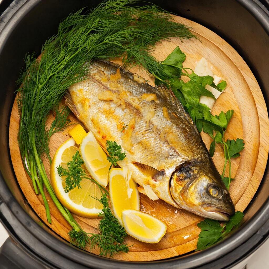 Окунь в мультиварке