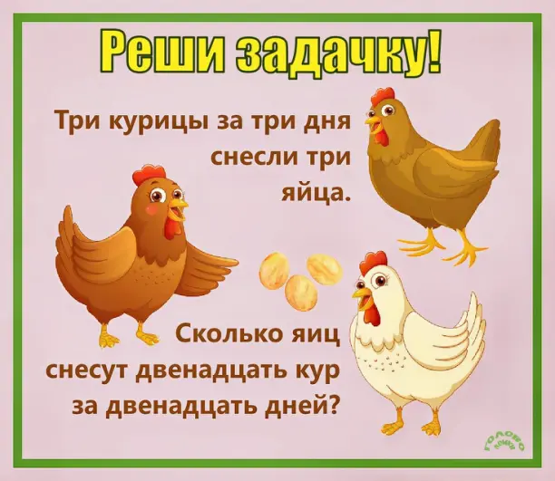 🐔 Куриная задачка: посчитай яйца за 60 секунд!