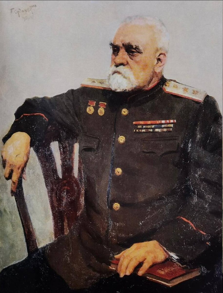 Павел Судаков. «Портрет академика Павловского Е.» 1951