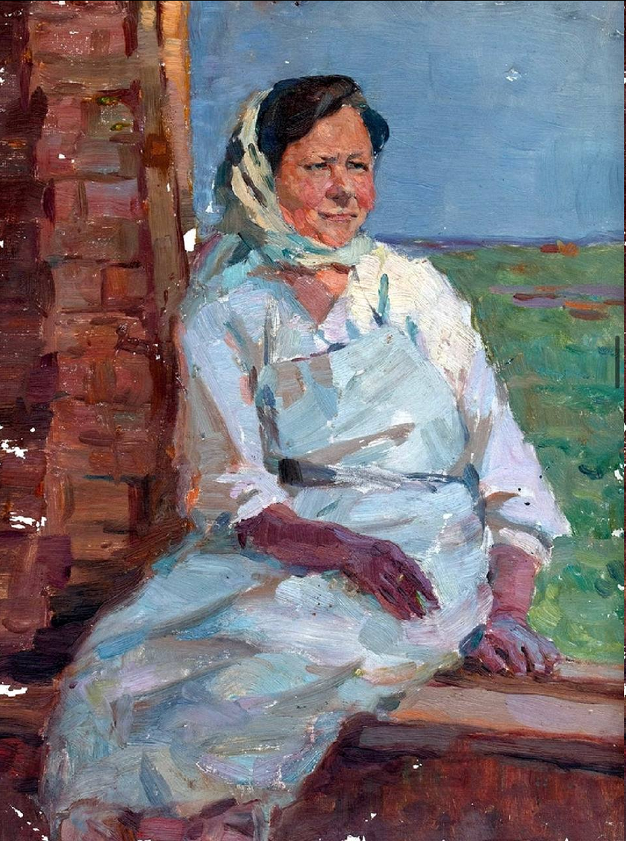 Надежда Ковтунова. «Доярка Кайлина В.М.». 1952