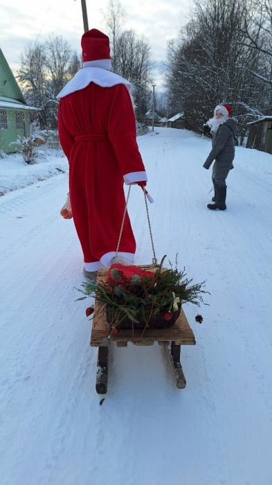 В одной из деревень Псковской области прошла новогодняя акция
Фото: Барутская сельская библиотека