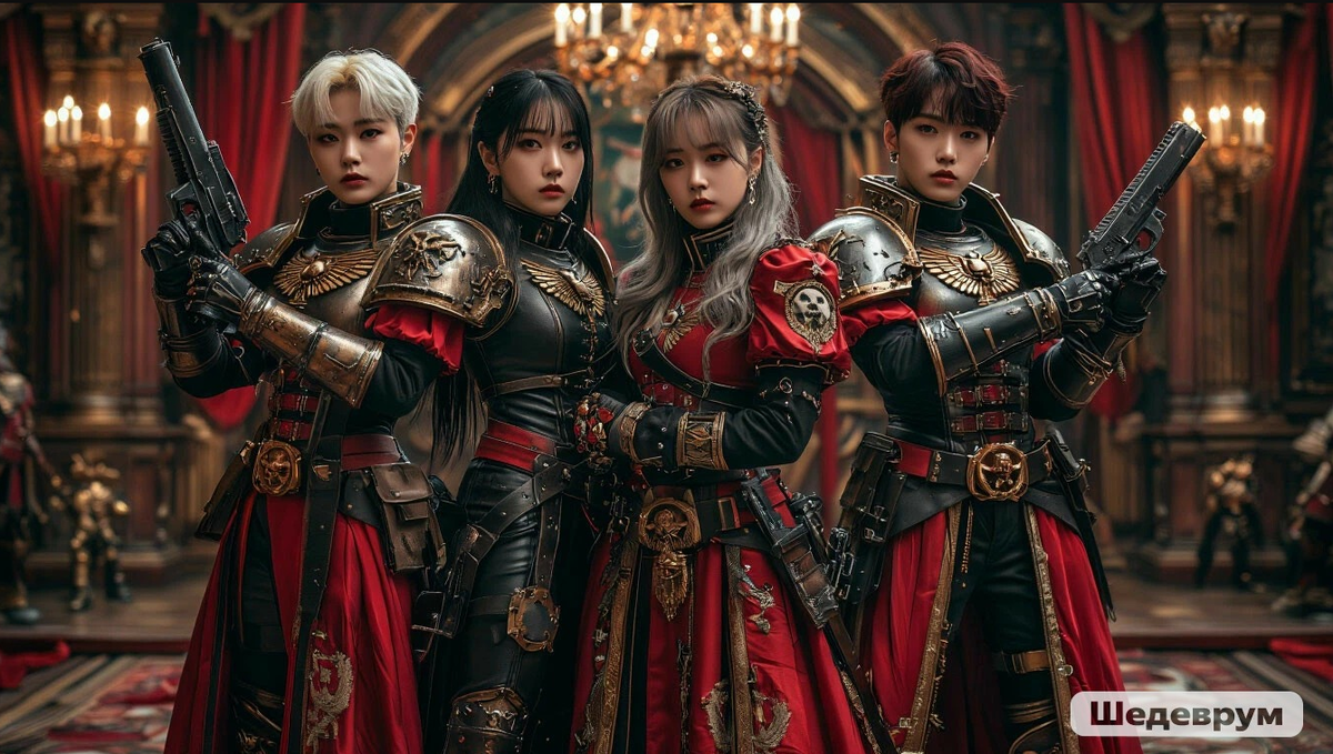 Охотницы на демонов в 40-ом тысячелетии. 