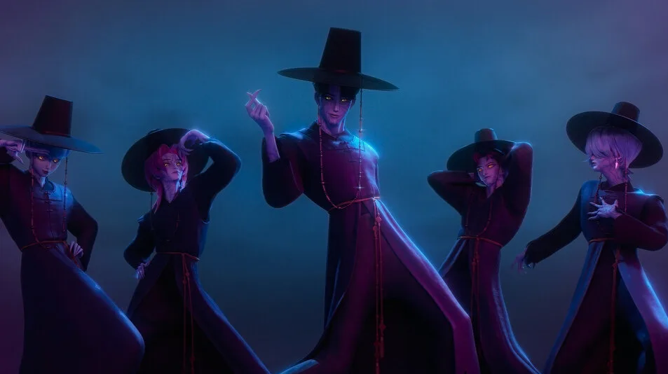 А пока Джину - основатель демонического бойс-бенда. Источник: Кинопоиск