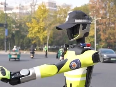    В Китае начал работать первый в мире робот-регулировщик [ВИДЕО]