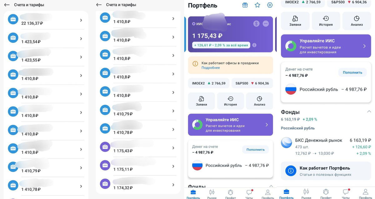 Настроенная конструкция в БКС Инвестиции
