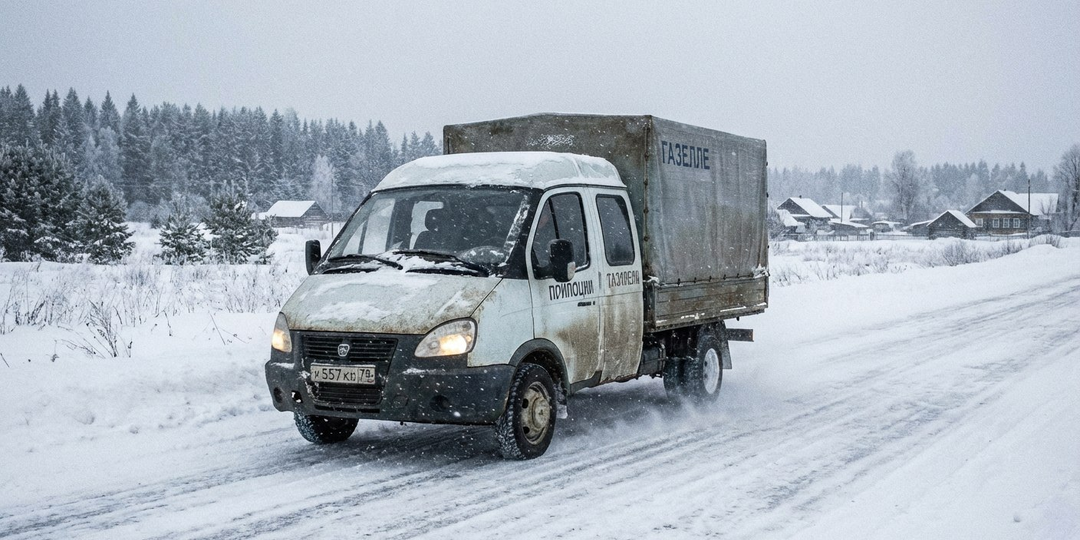Газелист отметил Новый год дрифтом в Пушкине