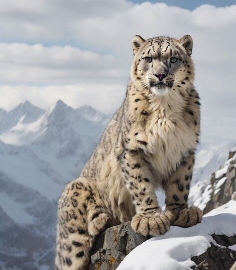 Снежный барс (ирбис): редкий хищник гор