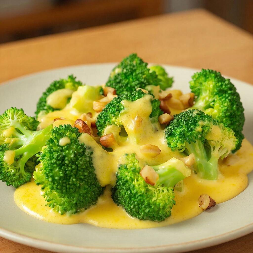 Брокколи под нежным яичным соусом: изысканное блюдо для вашего стола 