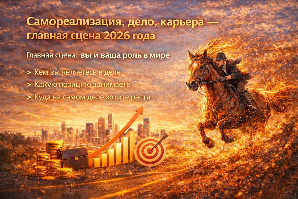 Самореализация, дело, карьера - главная сцена 2026 года